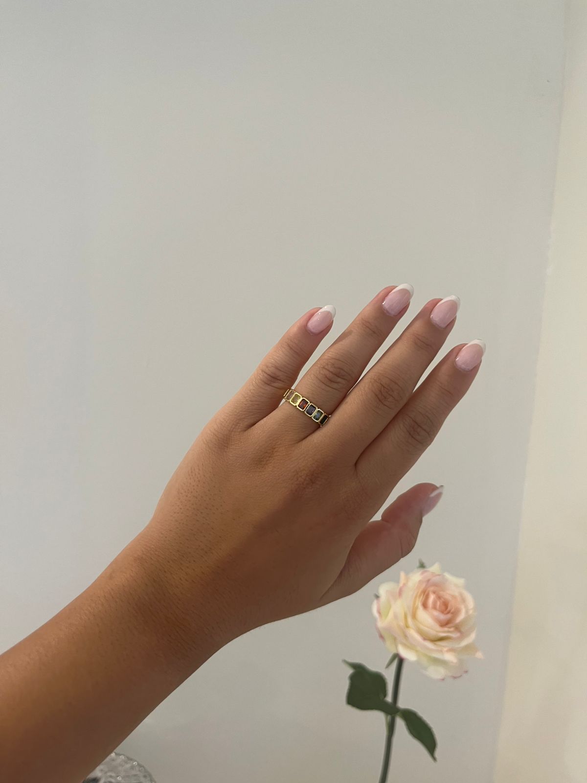 Square Bubble Ring (Rainbow)