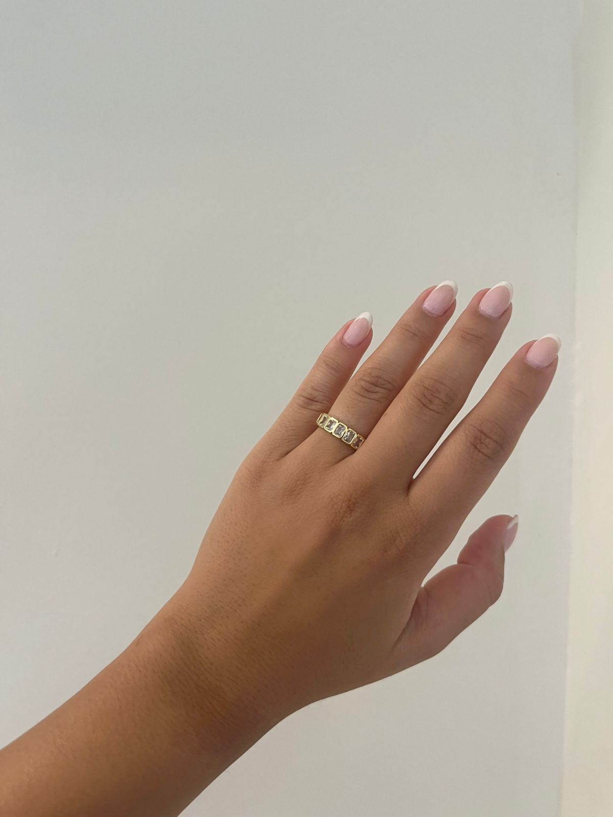 Square Bubble Ring (Silver)