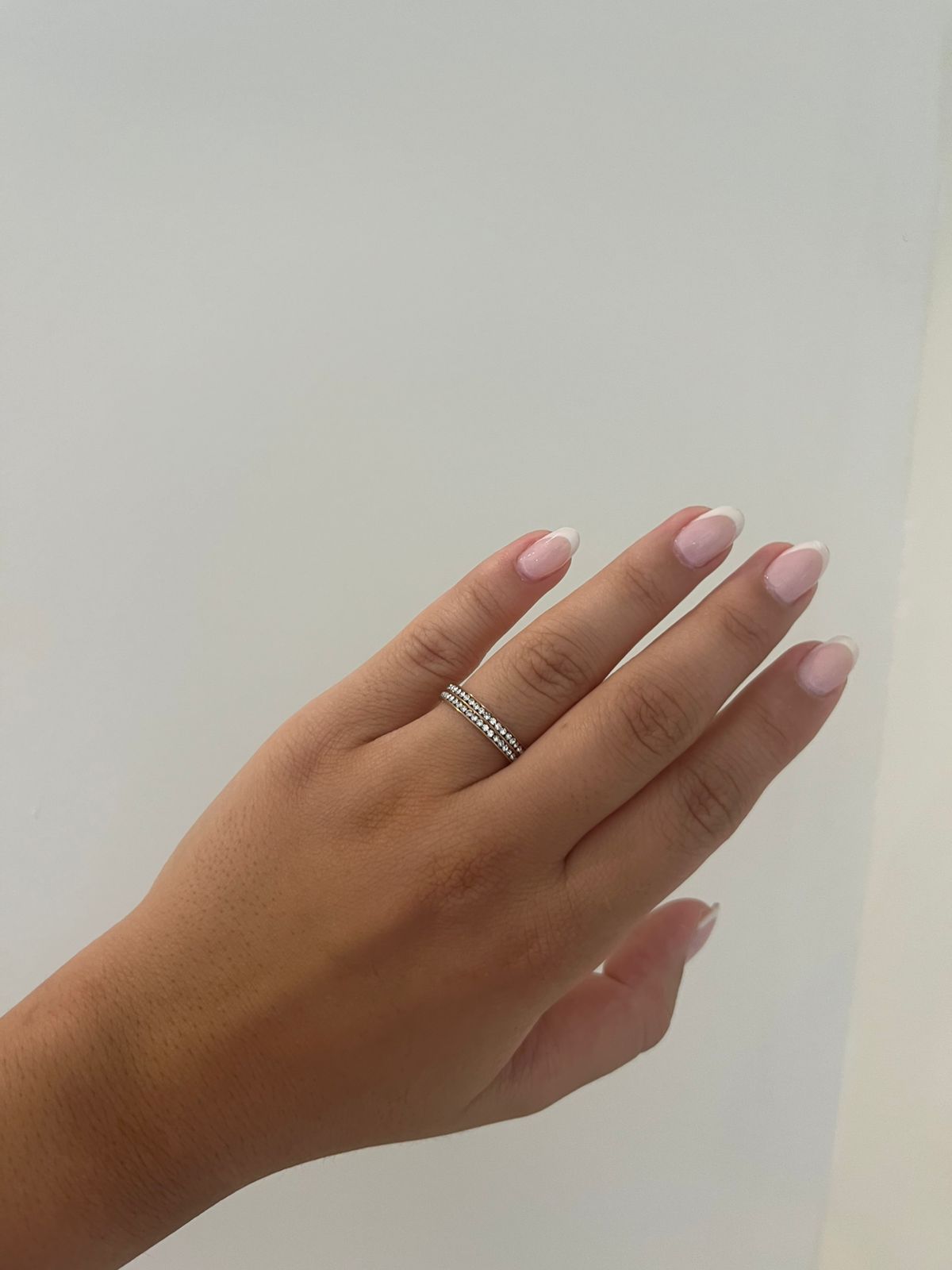 Double Row Zircon Ring (Gold/Rose Gold/Silver)
