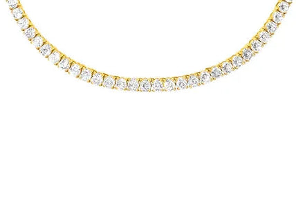 Gold Tennis Bracelet 3mm & 4mm