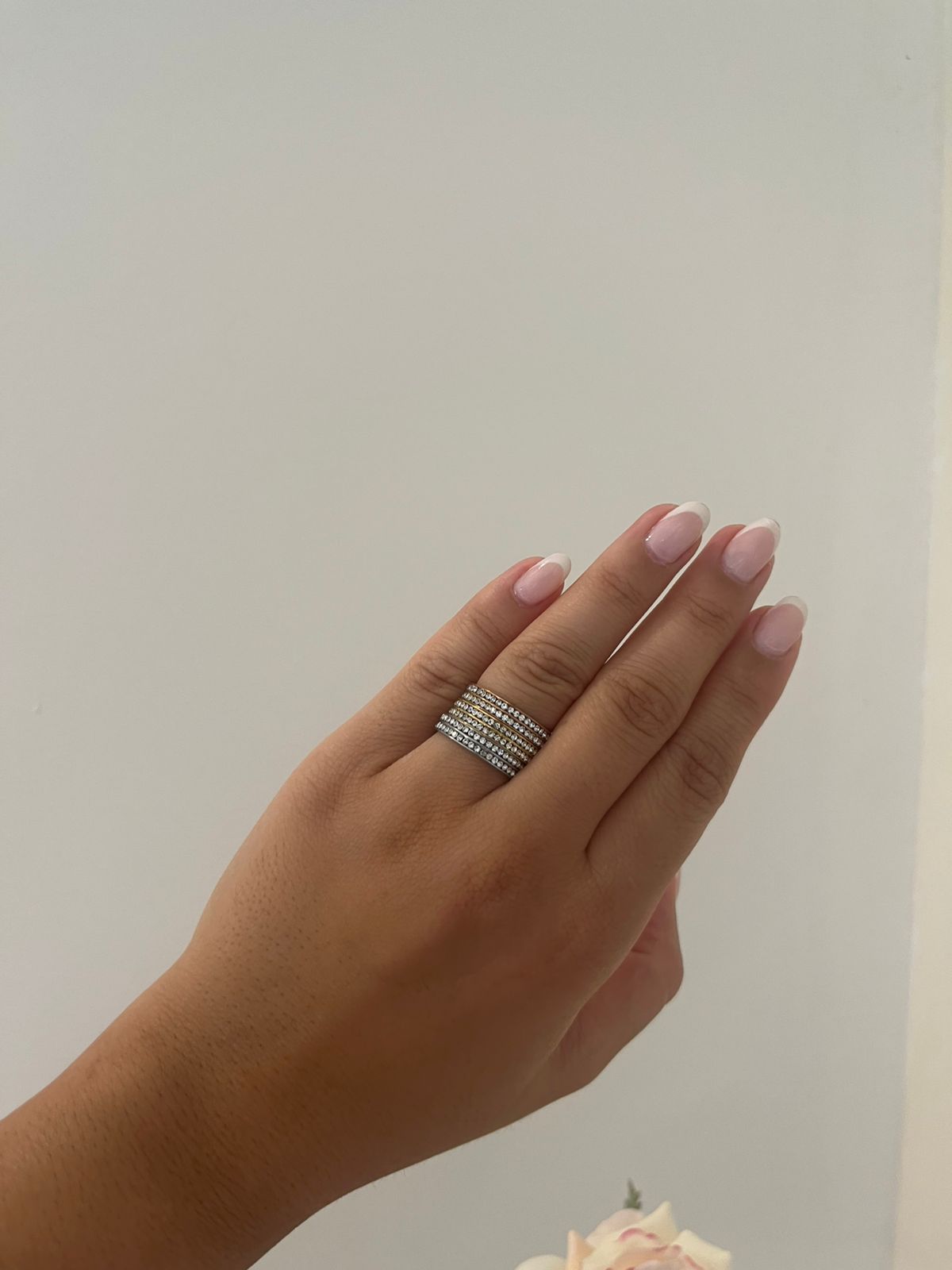 Double Row Zircon Ring (Gold/Rose Gold/Silver)