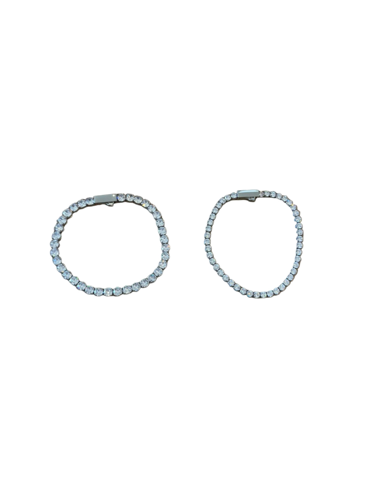 Silver Tennis Bracelet 3mm & 4mm