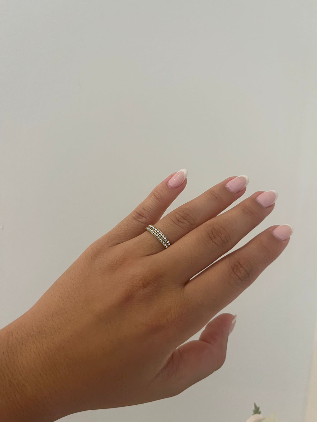 Double Row Zircon Ring (Gold/Rose Gold/Silver)