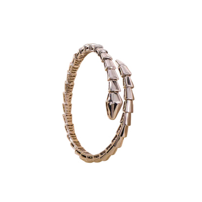 Snake Bangle Bracelet Silver