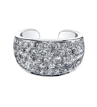 Silver Zircon Ear Cuff