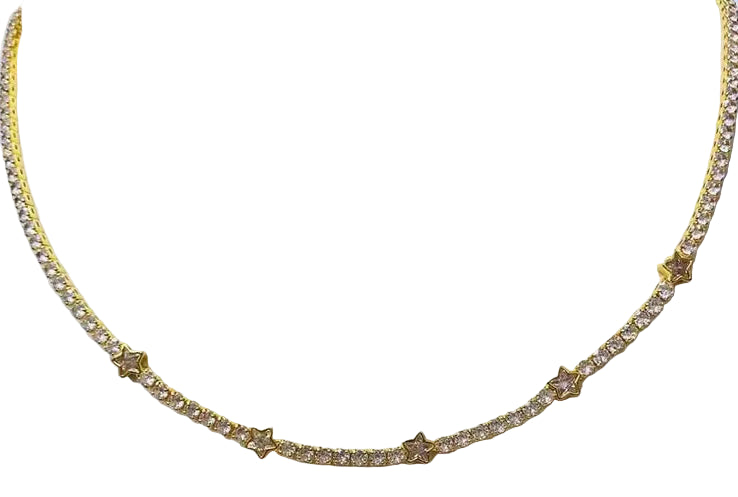 Tennis Star Necklace