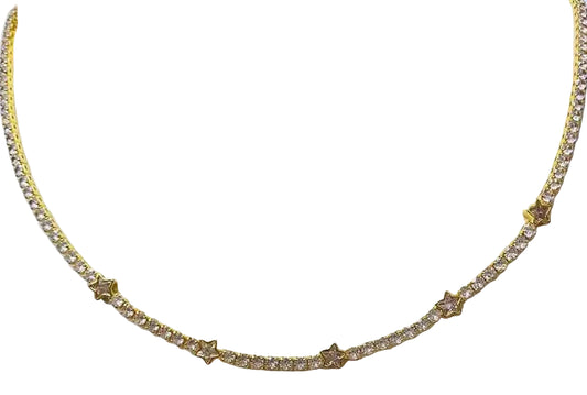 Tennis Star Necklace