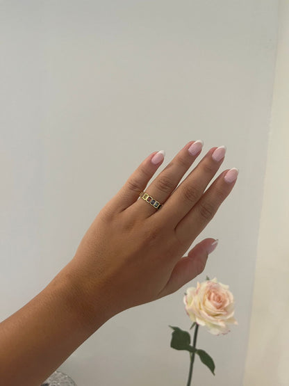 Square Bubble Ring (Rainbow)