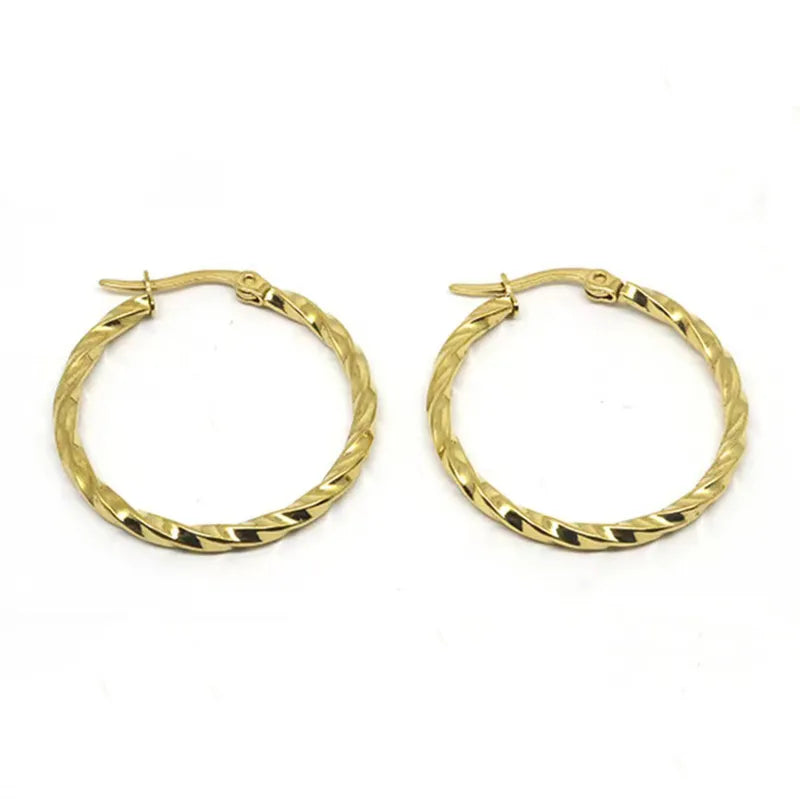 Golden hoops