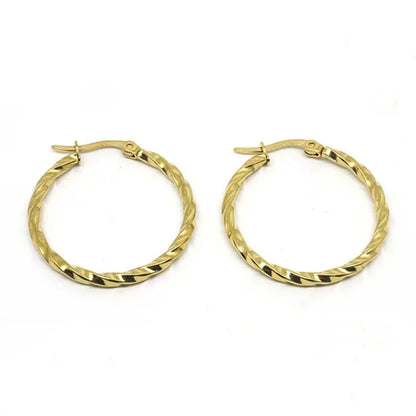 Golden hoops