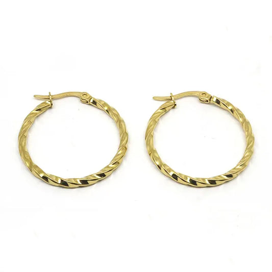 Golden hoops