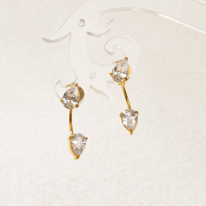 Illusion Double Earrings