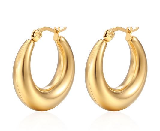 Small Hoops Gold