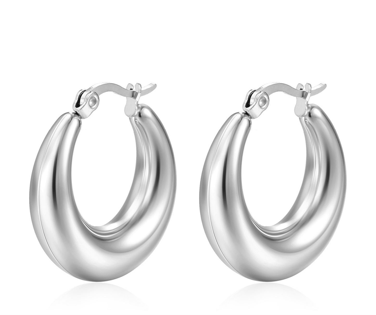 Small Hoops Silver