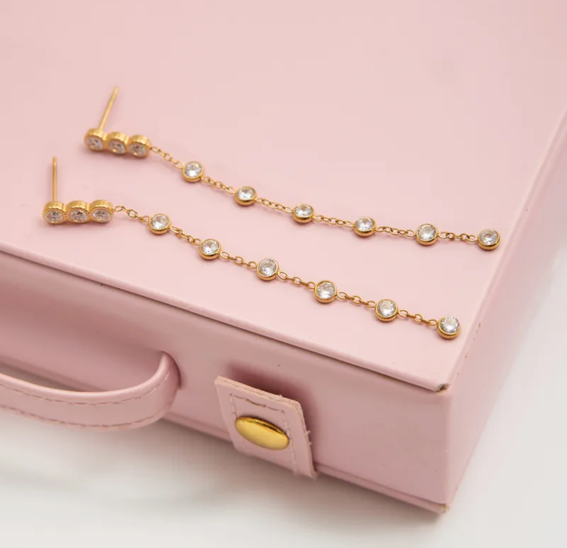 Drop Bubble earrings gold