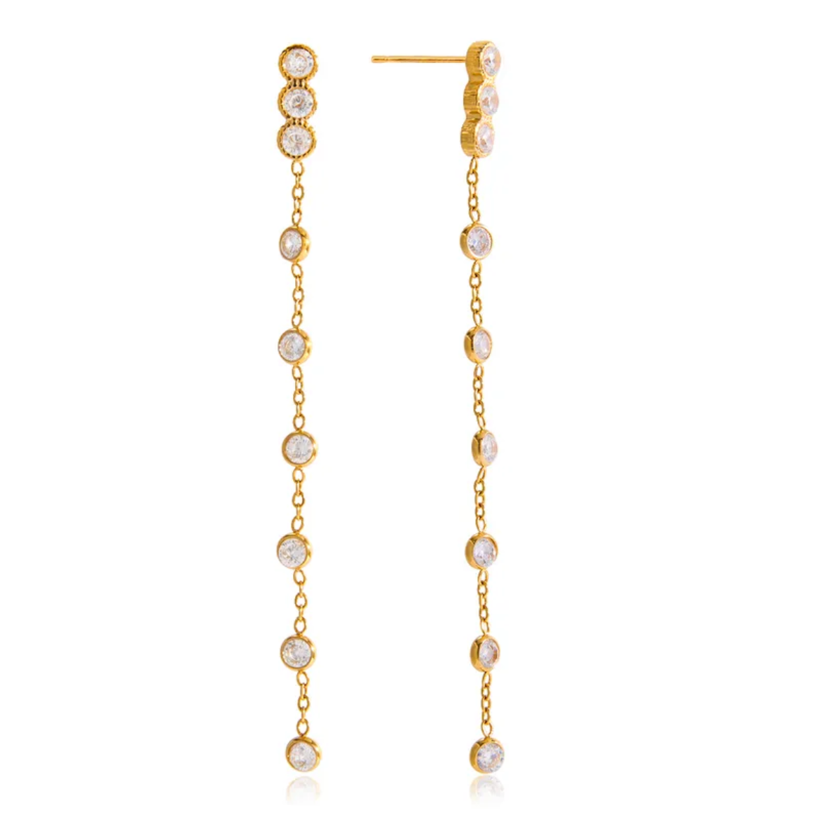 Drop Bubble earrings gold