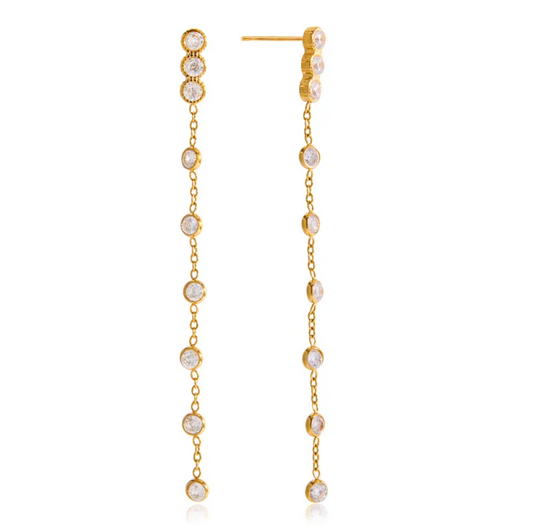 Drop Bubble earrings gold