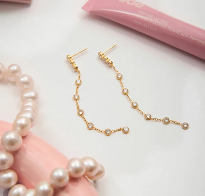 Drop Bubble earrings gold