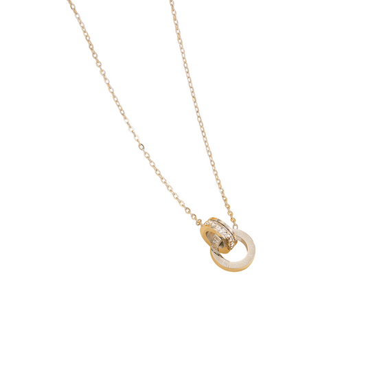 Interlock Necklace Silver