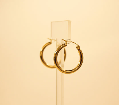 Small plain hoops