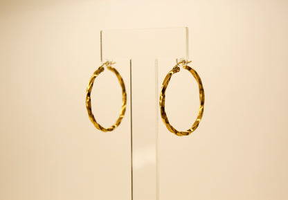 Golden hoops