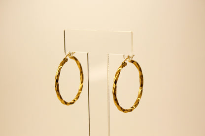 Golden hoops