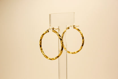 Golden hoops