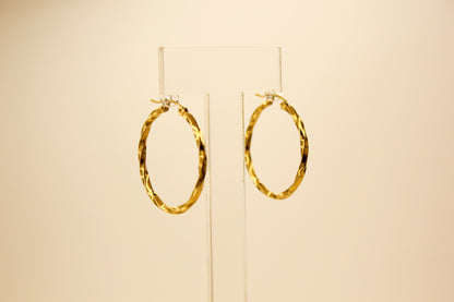 Golden hoops