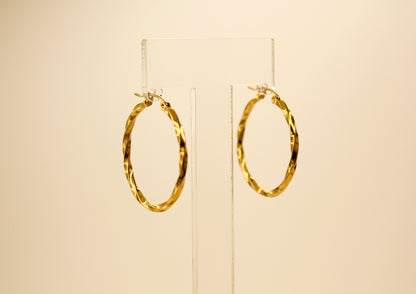 Golden hoops