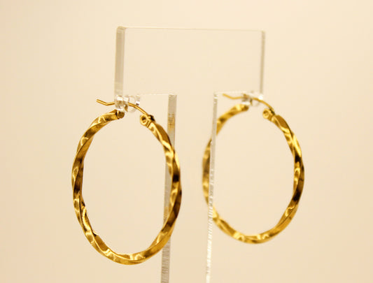 Golden hoops