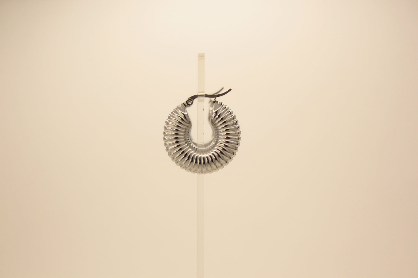 Chunky Earrings Silver