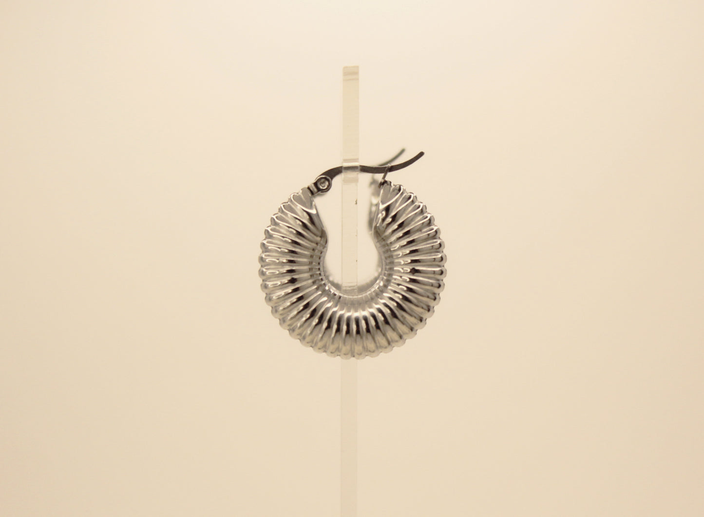 Chunky Earrings Silver