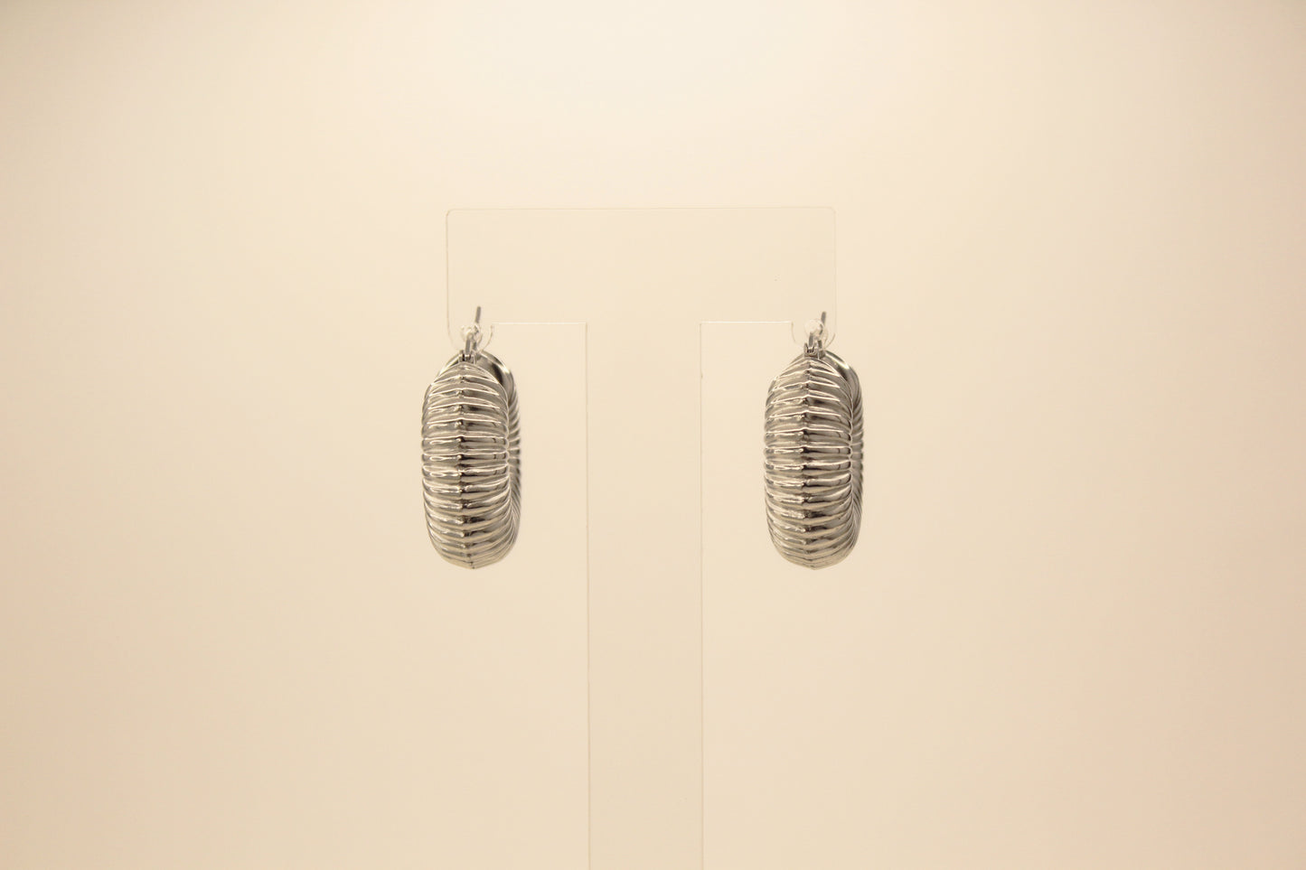 Chunky Earrings Silver