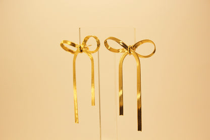 Ribbon Bow Earrings