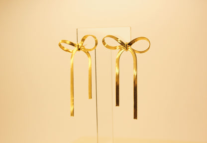 Ribbon Bow Earrings