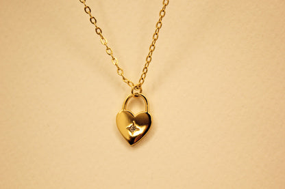 Sparkle Heart Necklace