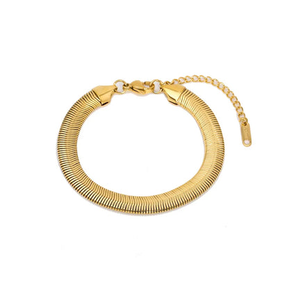 Thick Ribbon Snake Bracelet