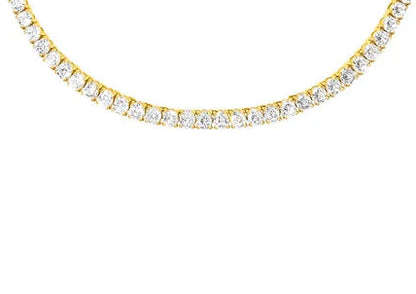 Gold Tennis Bracelet 3mm & 4mm