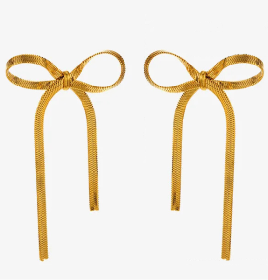 Ribbon Bow Earrings