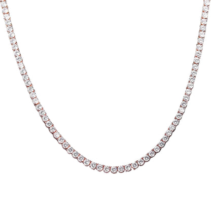 Tennis Necklace Gold 3mm