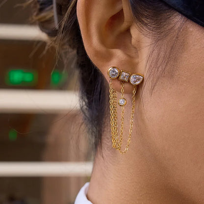 Chain Shapes Earrings