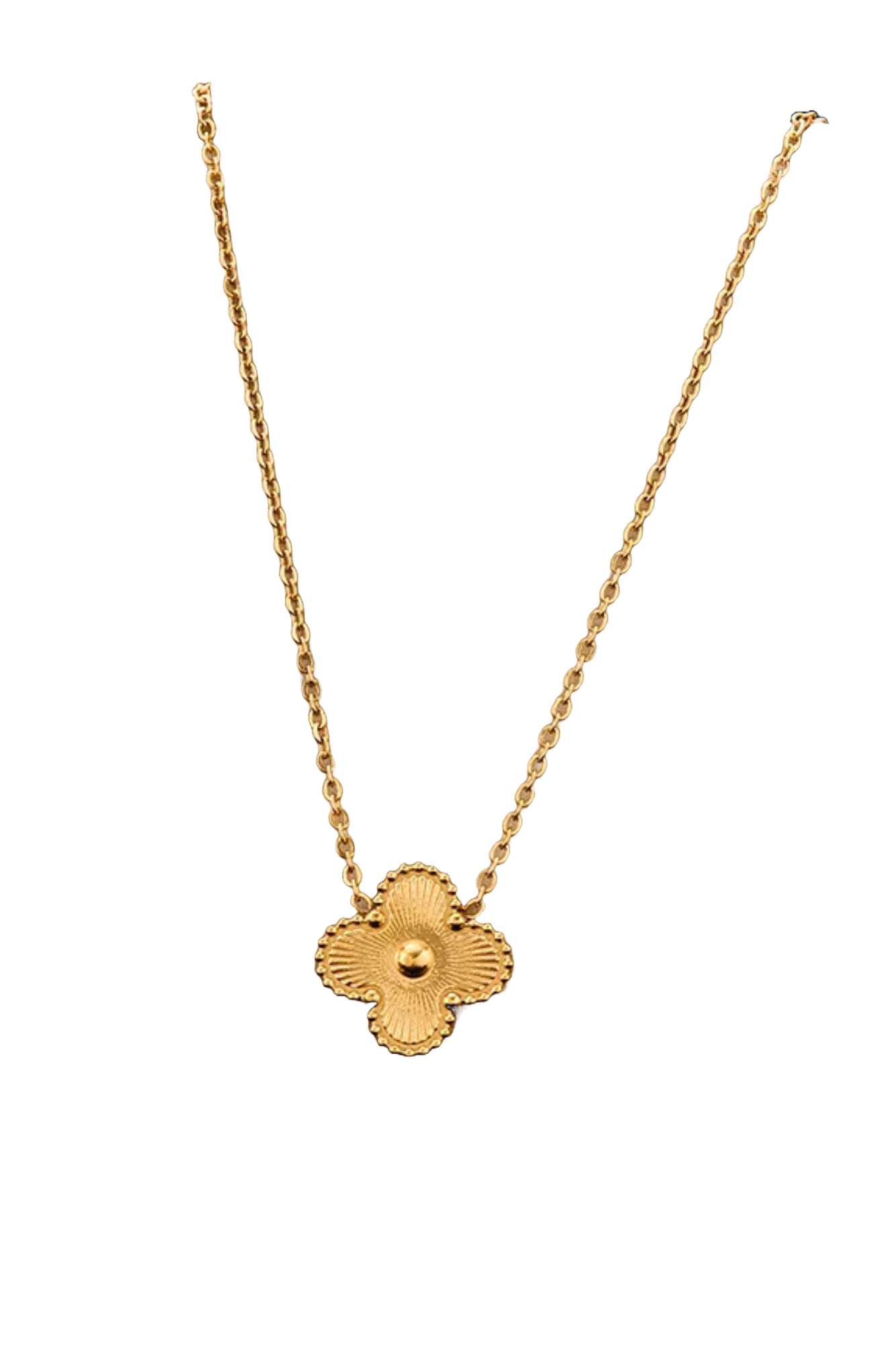 Gold Clover Necklace