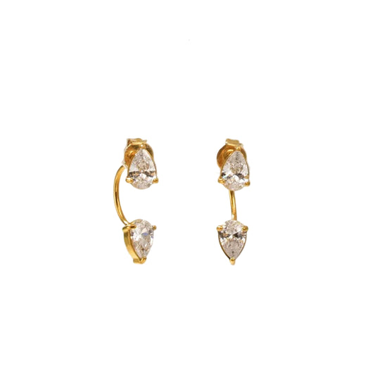 Illusion Double Earrings