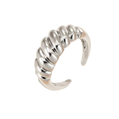 Croissant Ring Silver