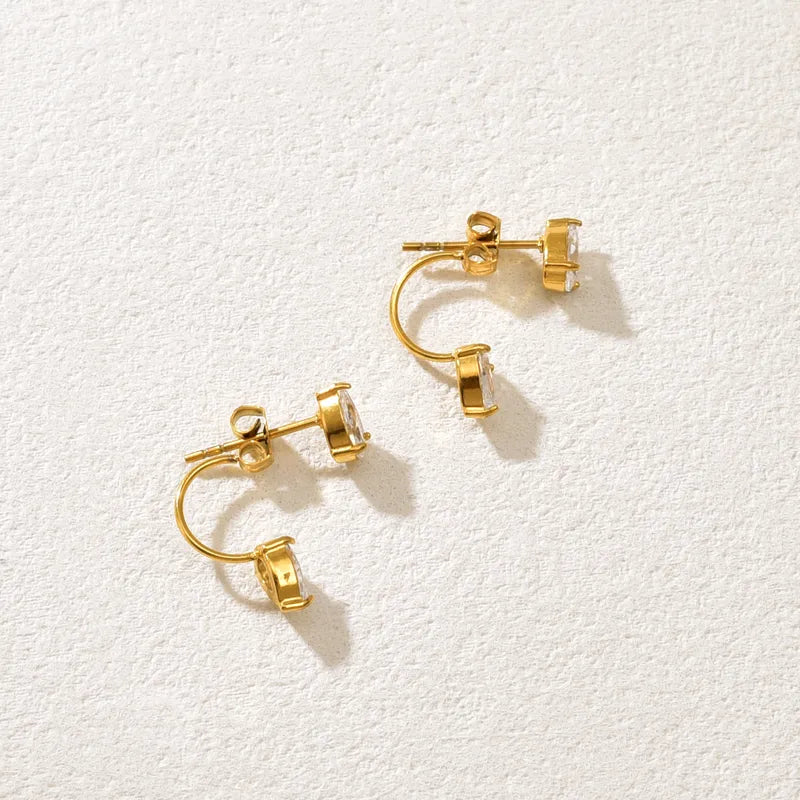 Illusion Double Earrings